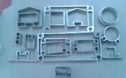 Exhibition tent pole fittings aluminium profile