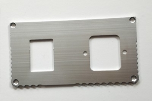 Stamping of industrial aluminum profile