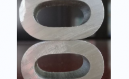 7075 Aluminumextruded oval-shaped ellipse pipe