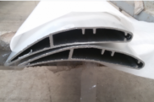 Industrial aluminum fan blade profile