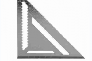 7 Inch Triangular Aluminium Ruler