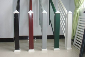 Garden fence guardrail tubular aluminium profile