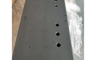 Aluminium Machinery Parts with Black Matte Oxidation