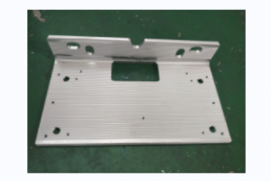 Stamping of industrial aluminum bracket profile
