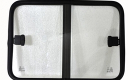 High Quality Car Window with Black Aluminium Frame Profile