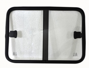 High Quality Car Window with Black Aluminium Frame Profile